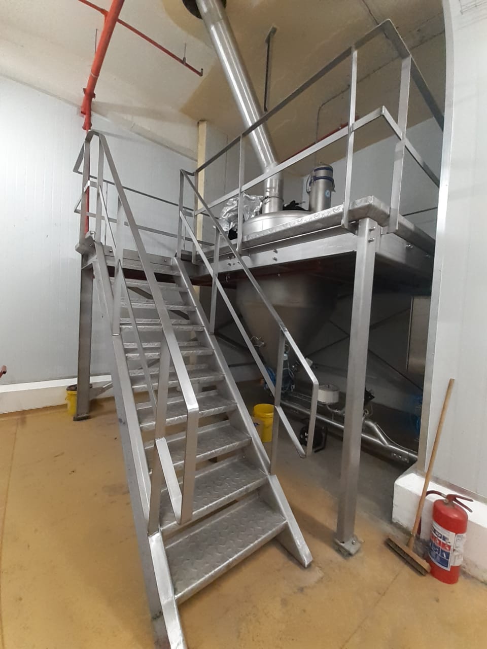 Stainless Steel & Mild Steel Staircase & Platform Design, Manufacture & Installation