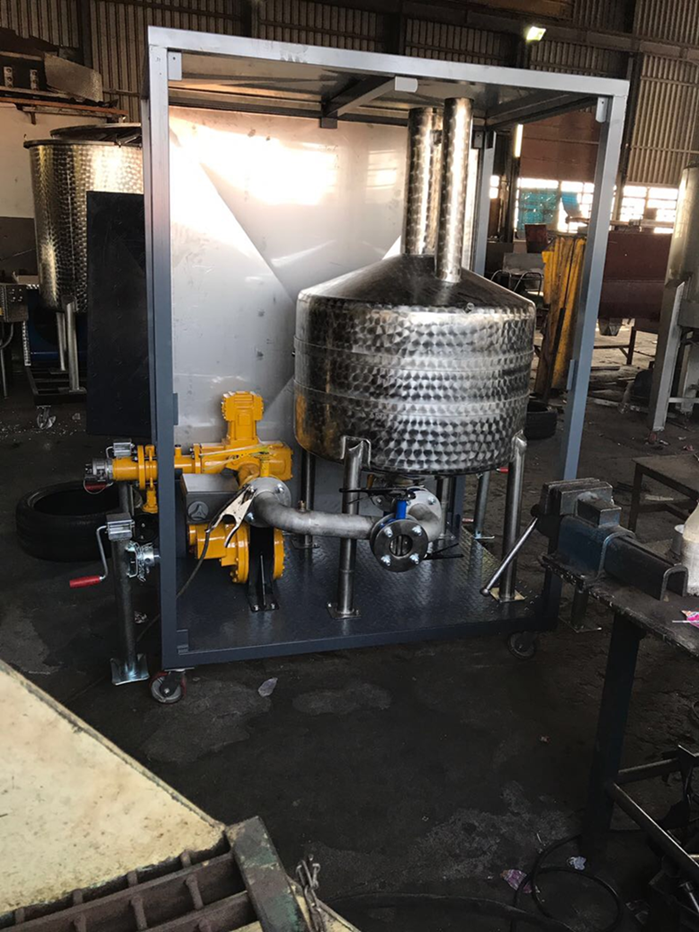 500ltr Petrol Measure Complete with Skid